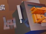 A computer generated image of a cube with letters