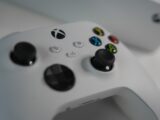 a white video game controller