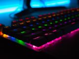 black keyboard