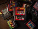 A bunch of video games sitting on top of a table