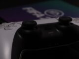 a close up of a controller